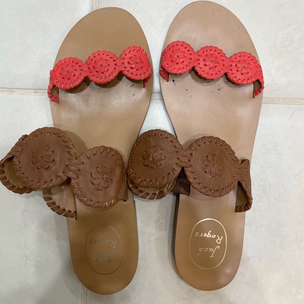 Jack Rogers size 10 two-toned sandal